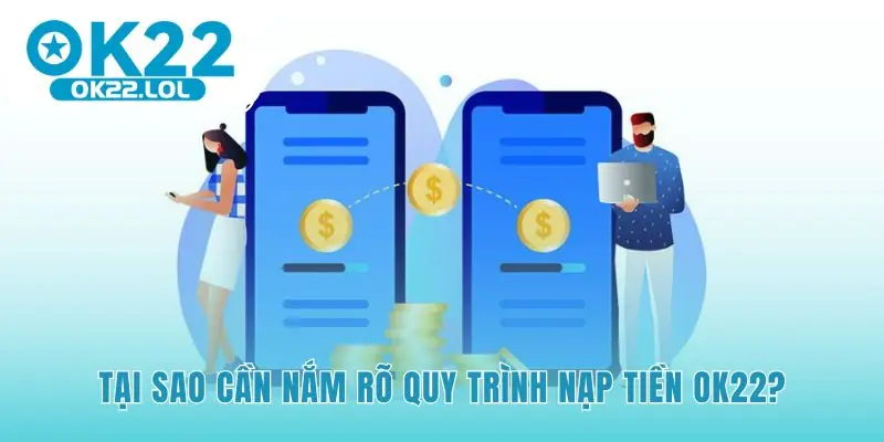 Quy trình nạp tiền OK22 giúp giao dịch an toàn không gián đoạn